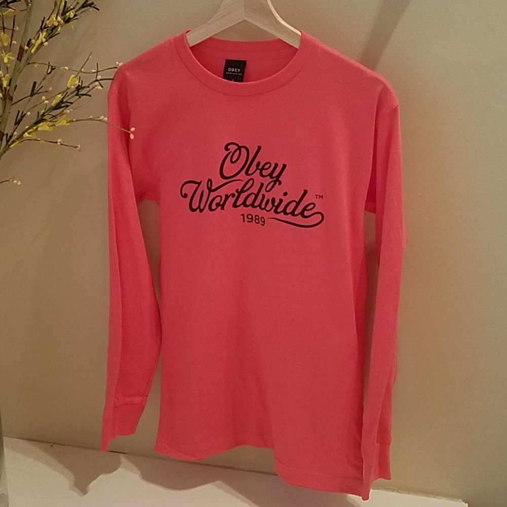 Obey Worldwide Homebrew Long Sleeve, NWOT